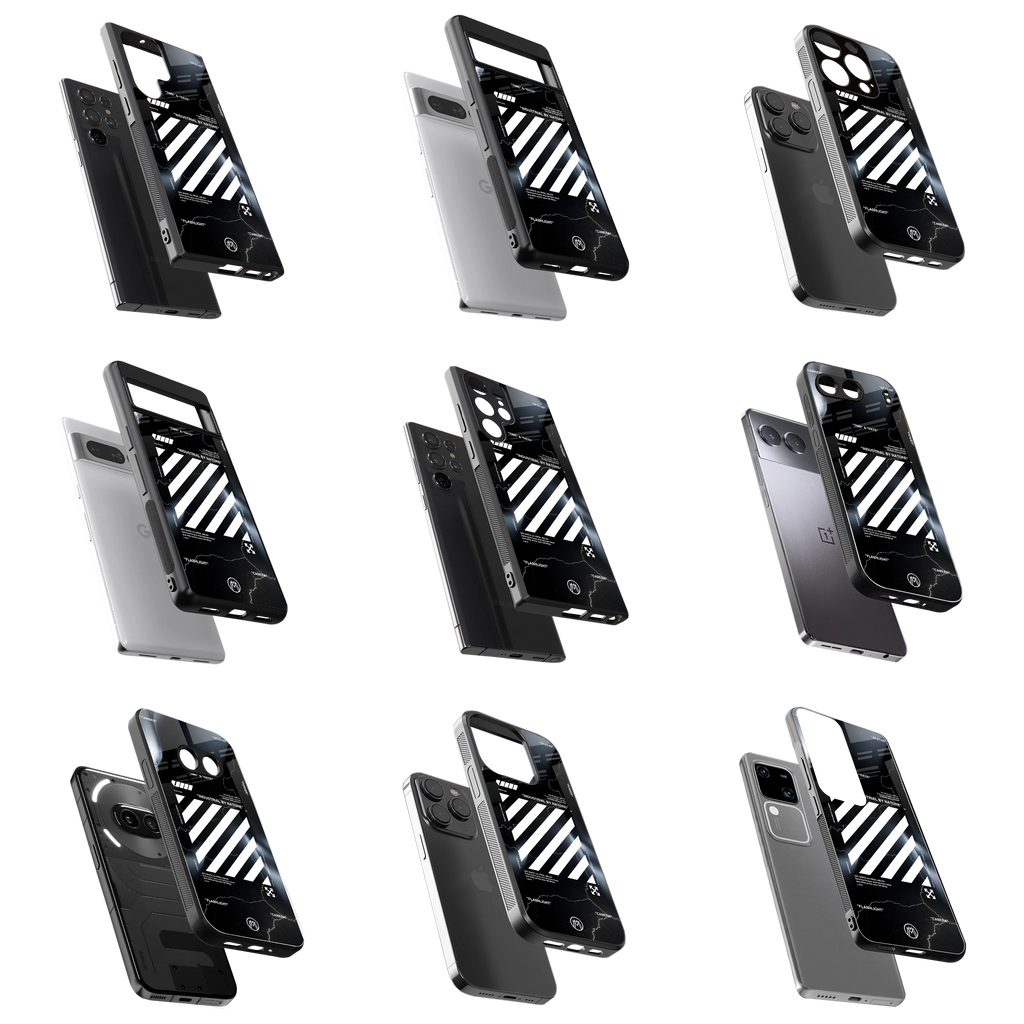 Durable Glass Back Mobile Case for iPhone, Samsung, OnePlus, Google Pixel, Redmi, Vivo, Oppo