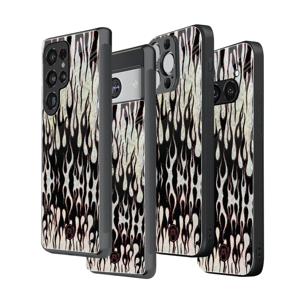 Stylish Glass Back Case for All Smartphones iPhone, Samsung, OnePlus, Pixel, Redmi, Oppo, Vivo, Motorola