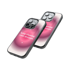 Protective Glass Back Phone Case Compatible with iPhone, Samsung, OnePlus, Pixel & More