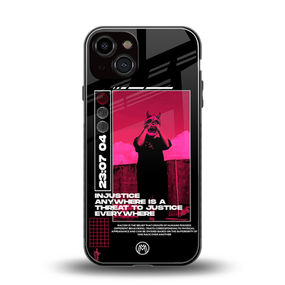 injustice back phone cover | glass case for iphone 13