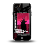 injustice back phone cover | glass case for iphone 14 plus