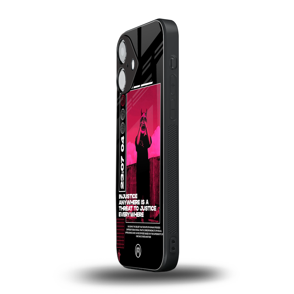 injustice back phone cover | glass case for iphone 16