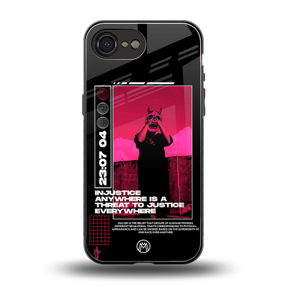 injustice back phone cover | glass case for iphone 16e