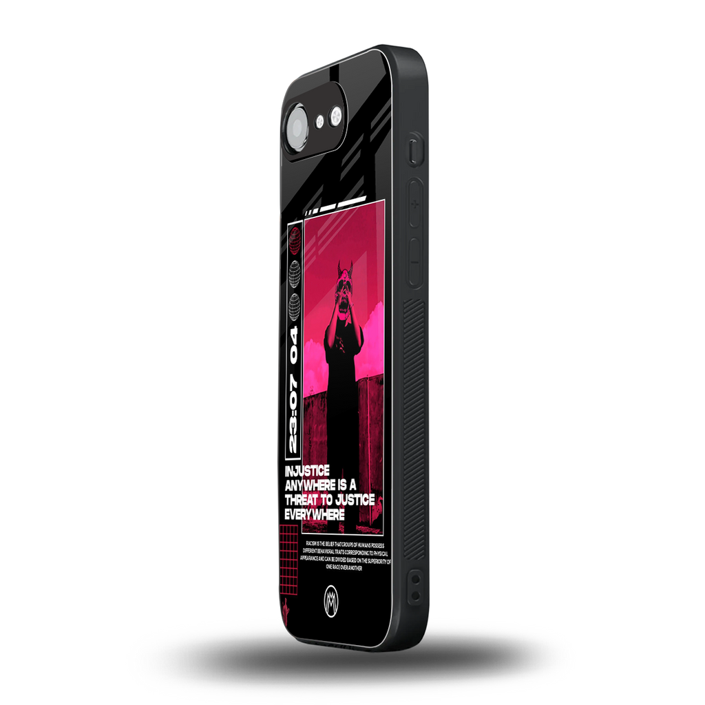 injustice back phone cover | glass case for iphone 16e