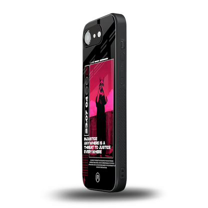 injustice back phone cover | glass case for iphone 16e