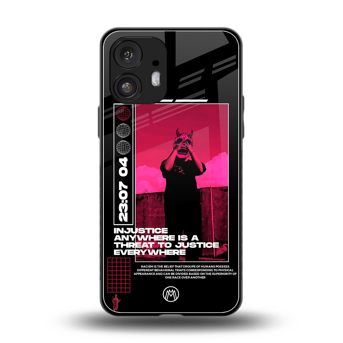 injustice back phone cover | glass case for nothing phone 2