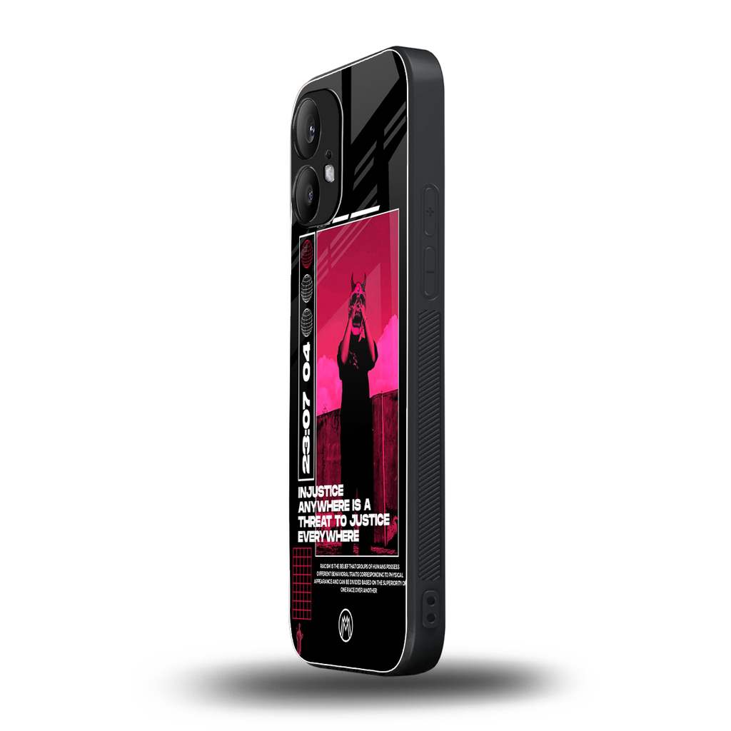 injustice back phone cover | glass case for nothing phone 2