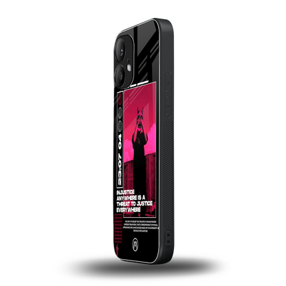 injustice back phone cover | glass case for nothing phone 2