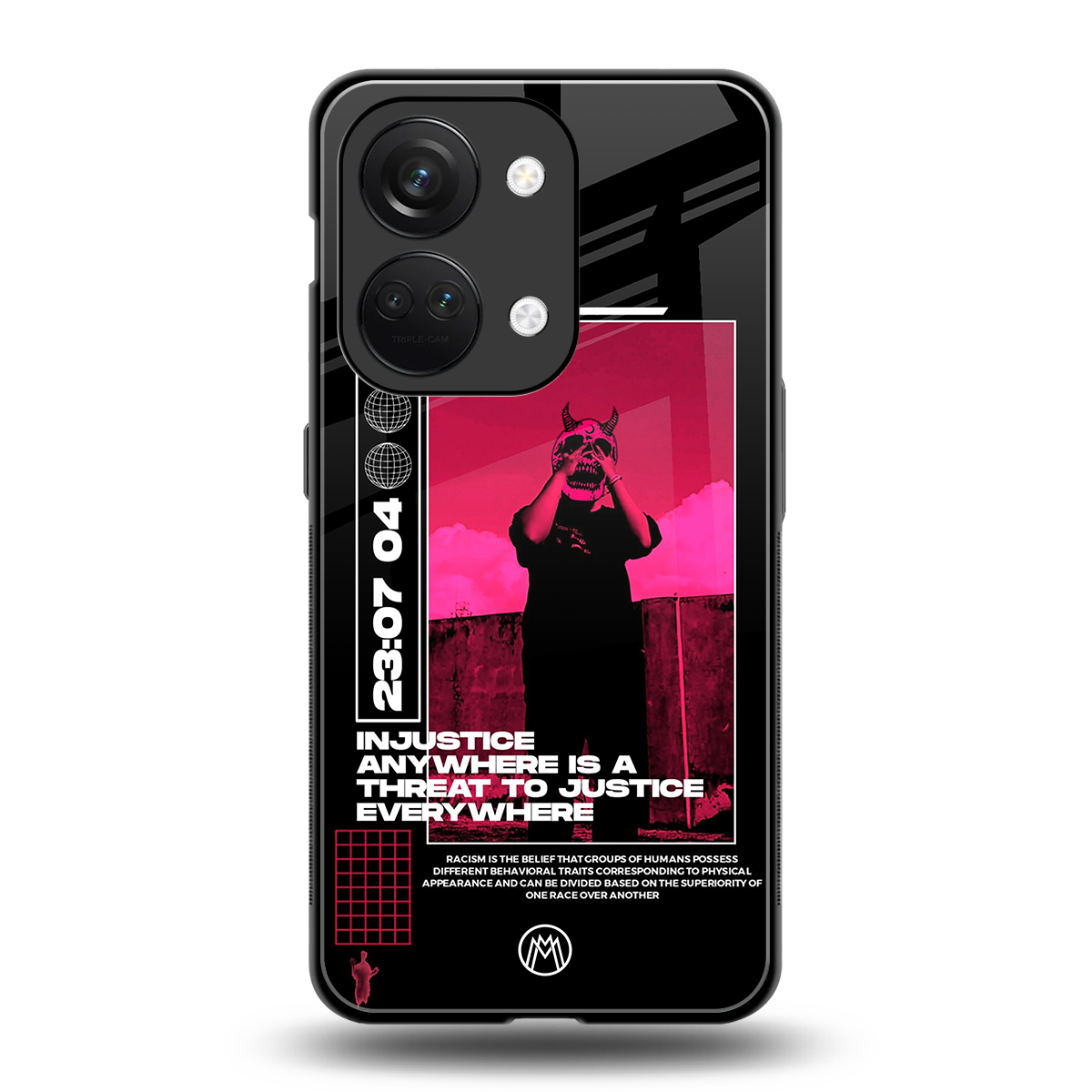 injustice back phone cover | glass case for oneplus nord 3