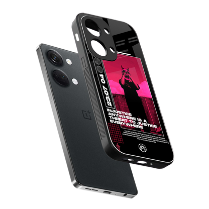 injustice back phone cover | glass case for oneplus nord 3