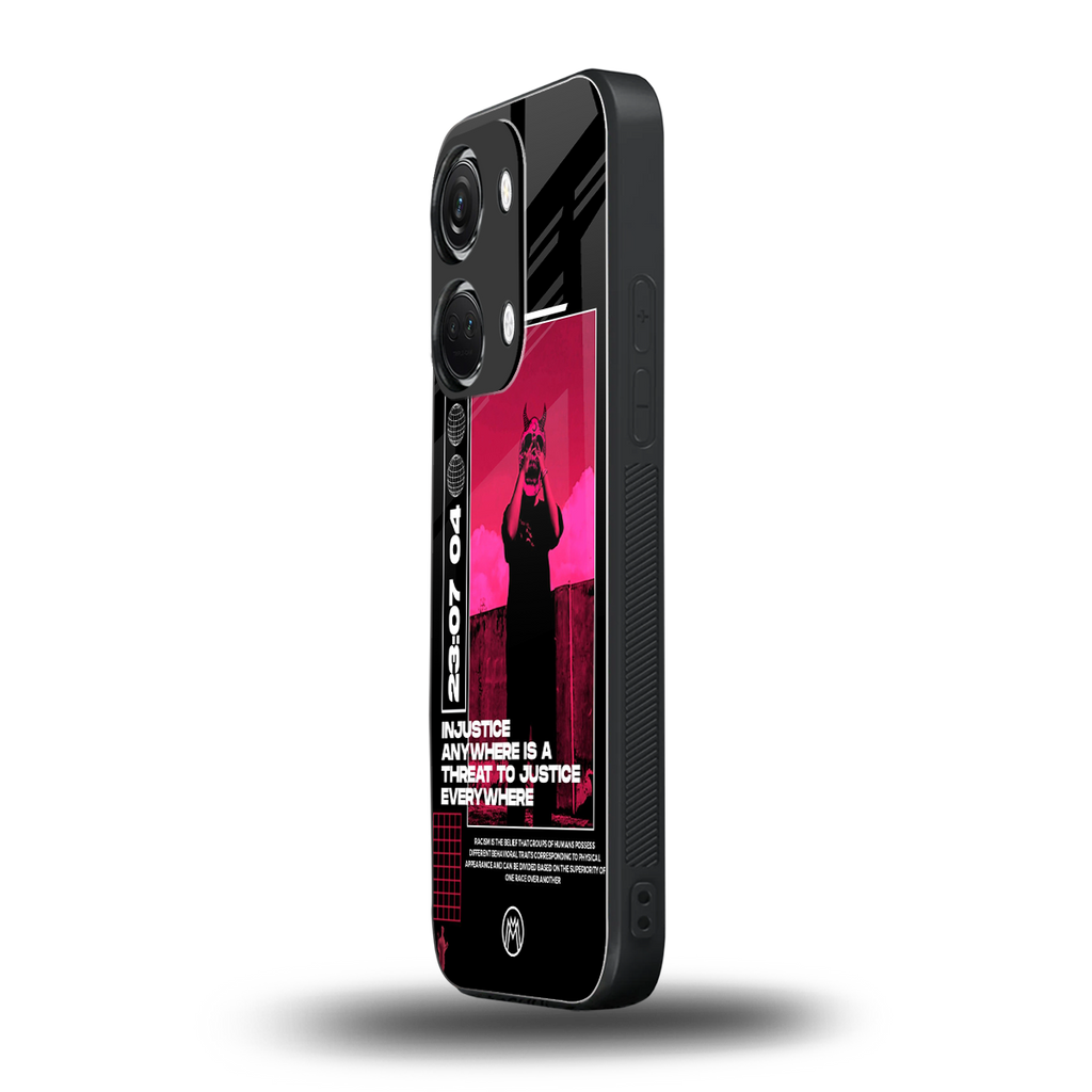 injustice back phone cover | glass case for oneplus nord 3
