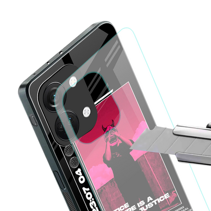 injustice back phone cover | glass case for oneplus nord 3
