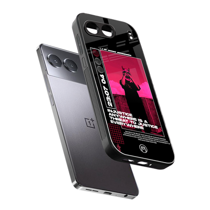 injustice back phone cover | glass case for oneplus nord 4