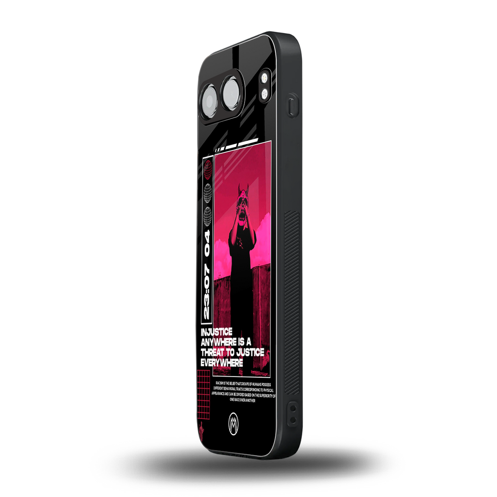 injustice back phone cover | glass case for oneplus nord 4