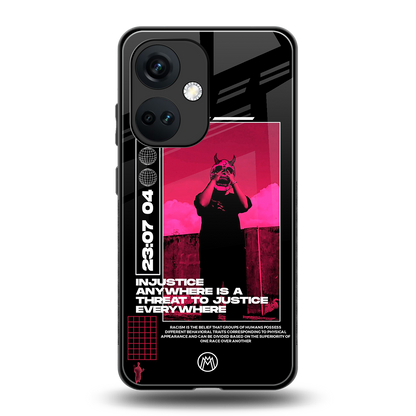 injustice back phone cover | glass case for oneplus nord ce 3
