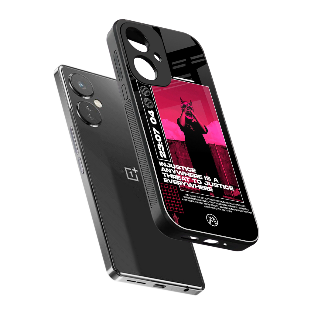 injustice back phone cover | glass case for oneplus nord ce 3