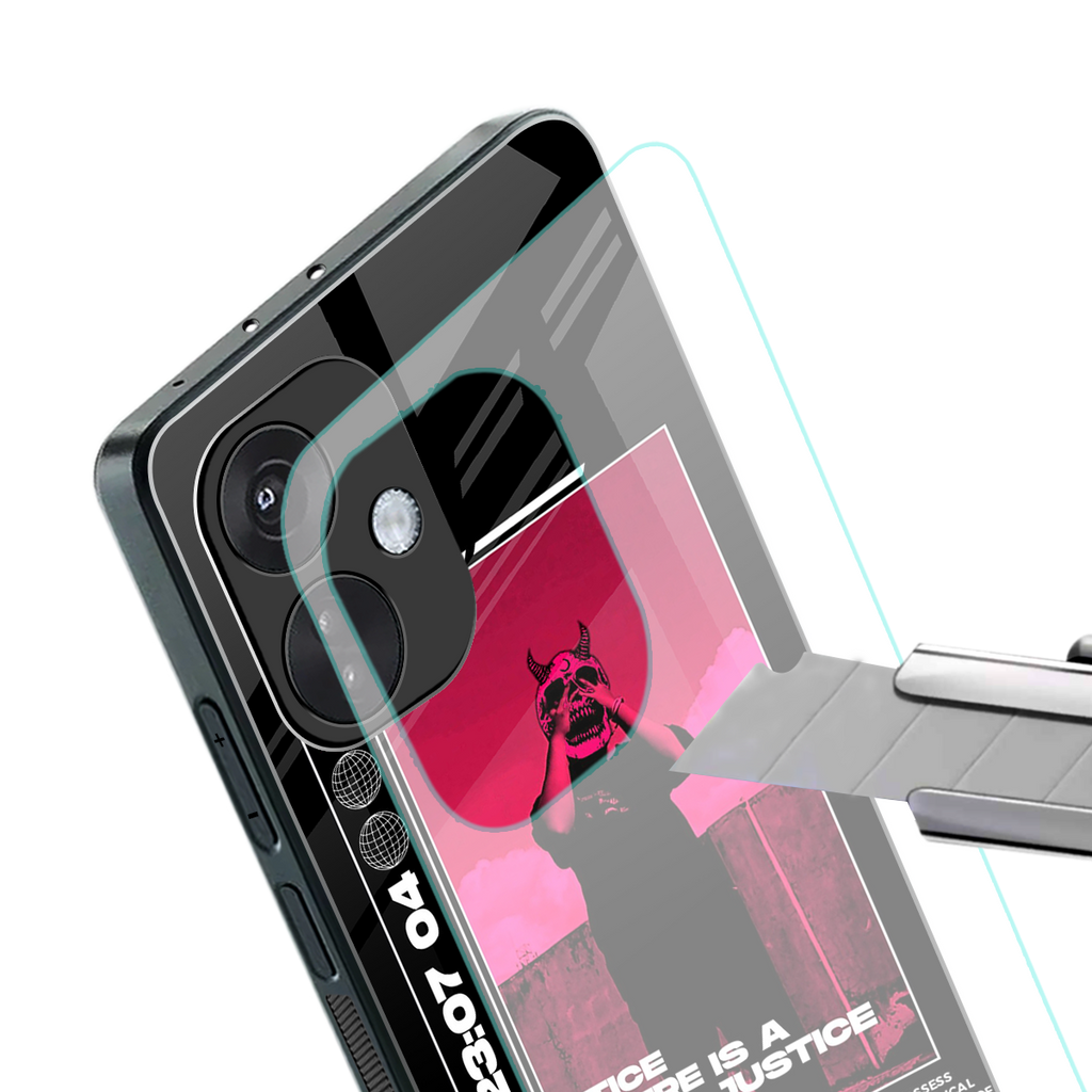 injustice back phone cover | glass case for oneplus nord ce 3