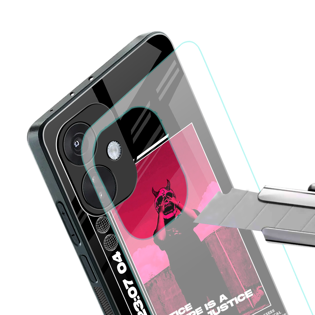 injustice back phone cover | glass case for oneplus nord ce 3