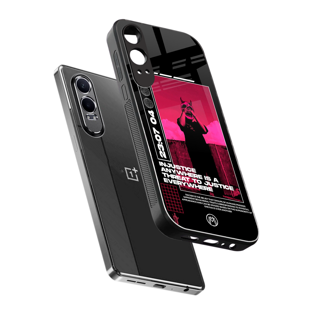 injustice back phone cover | glass case for oneplus nord ce 4 lite