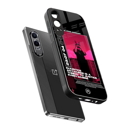 injustice back phone cover | glass case for oneplus nord ce 4 lite