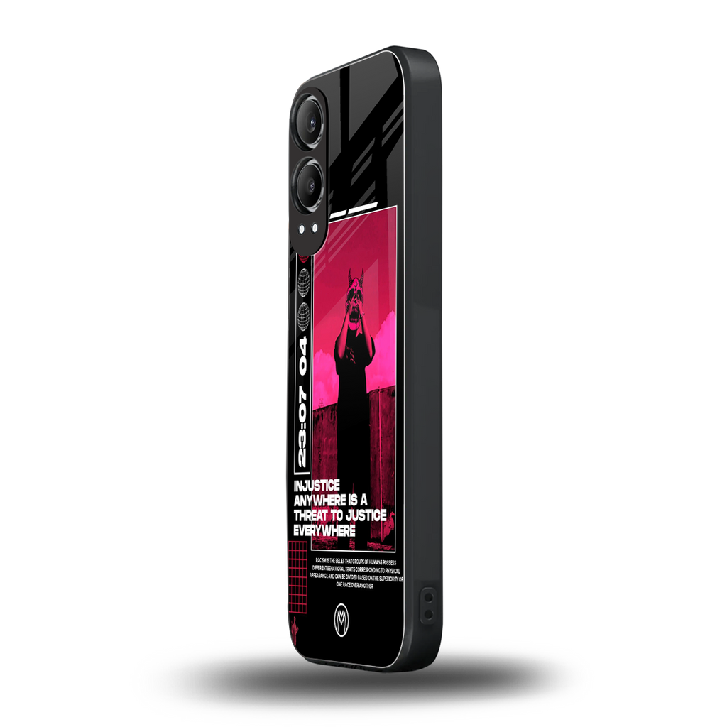 injustice back phone cover | glass case for oneplus nord ce 4 lite
