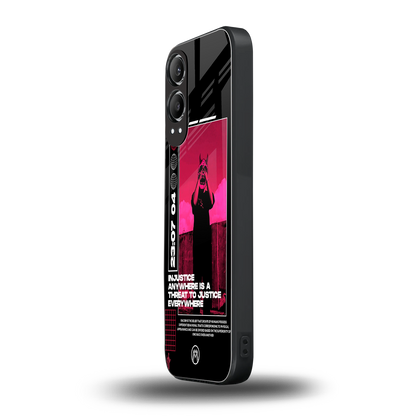 injustice back phone cover | glass case for oneplus nord ce 4 lite
