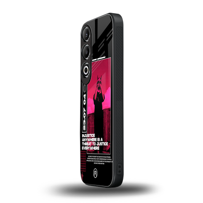 injustice back phone cover | glass case for oneplus nord ce 4