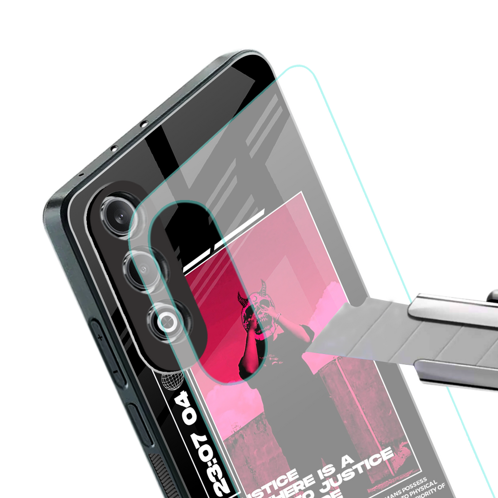 injustice back phone cover | glass case for oneplus nord ce 4