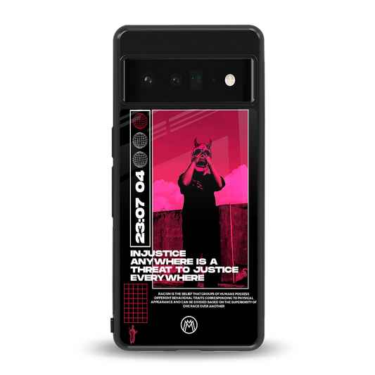 injustice back phone cover | glass case for google pixel 6 pro
