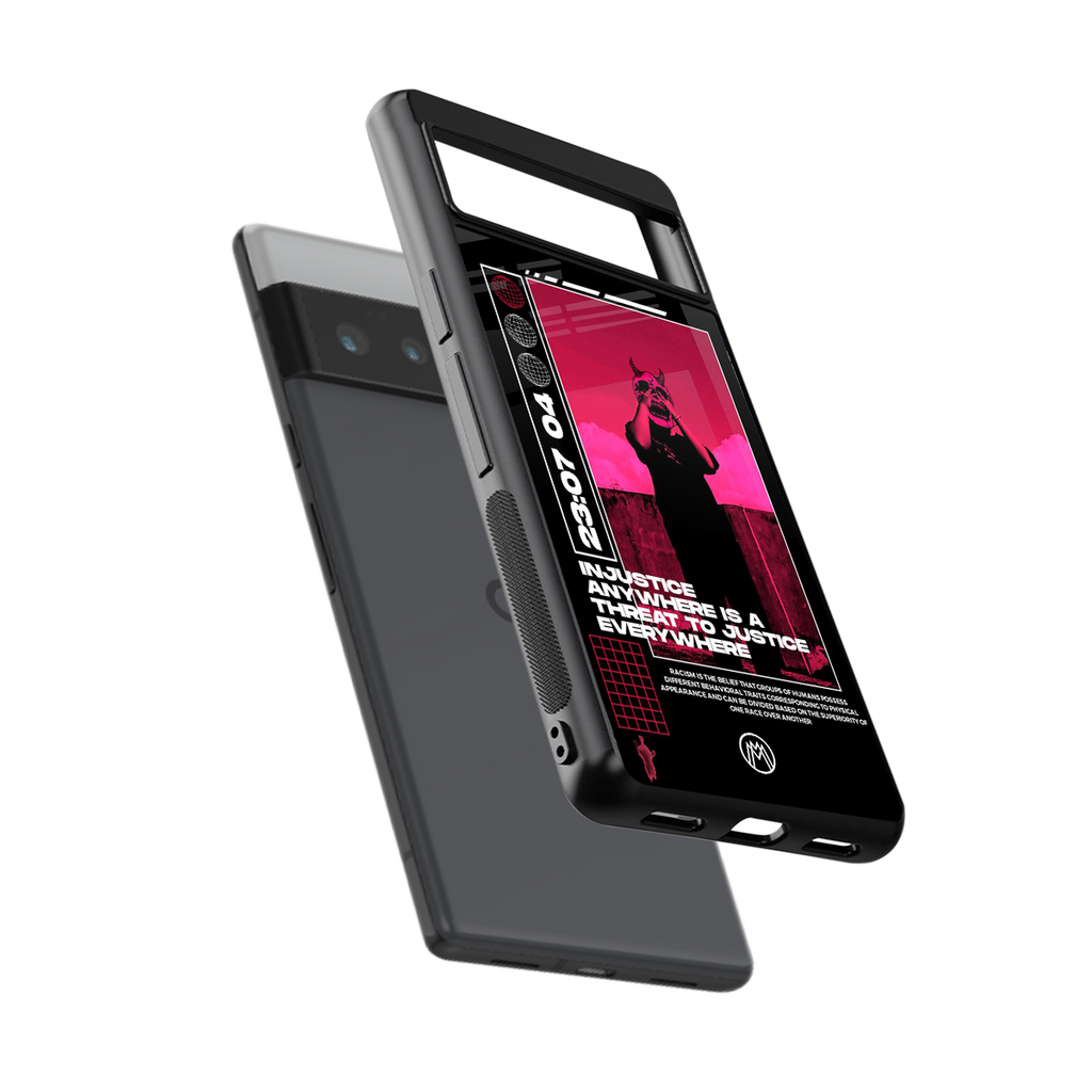 injustice back phone cover | glass case for google pixel 6 pro