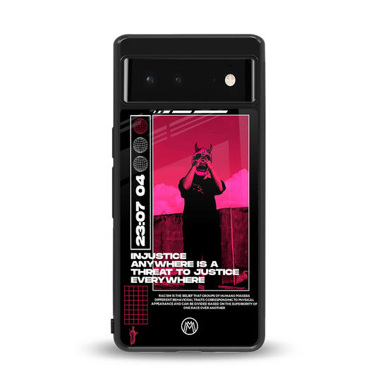 injustice back phone cover | glass case for Google Pixel 6A