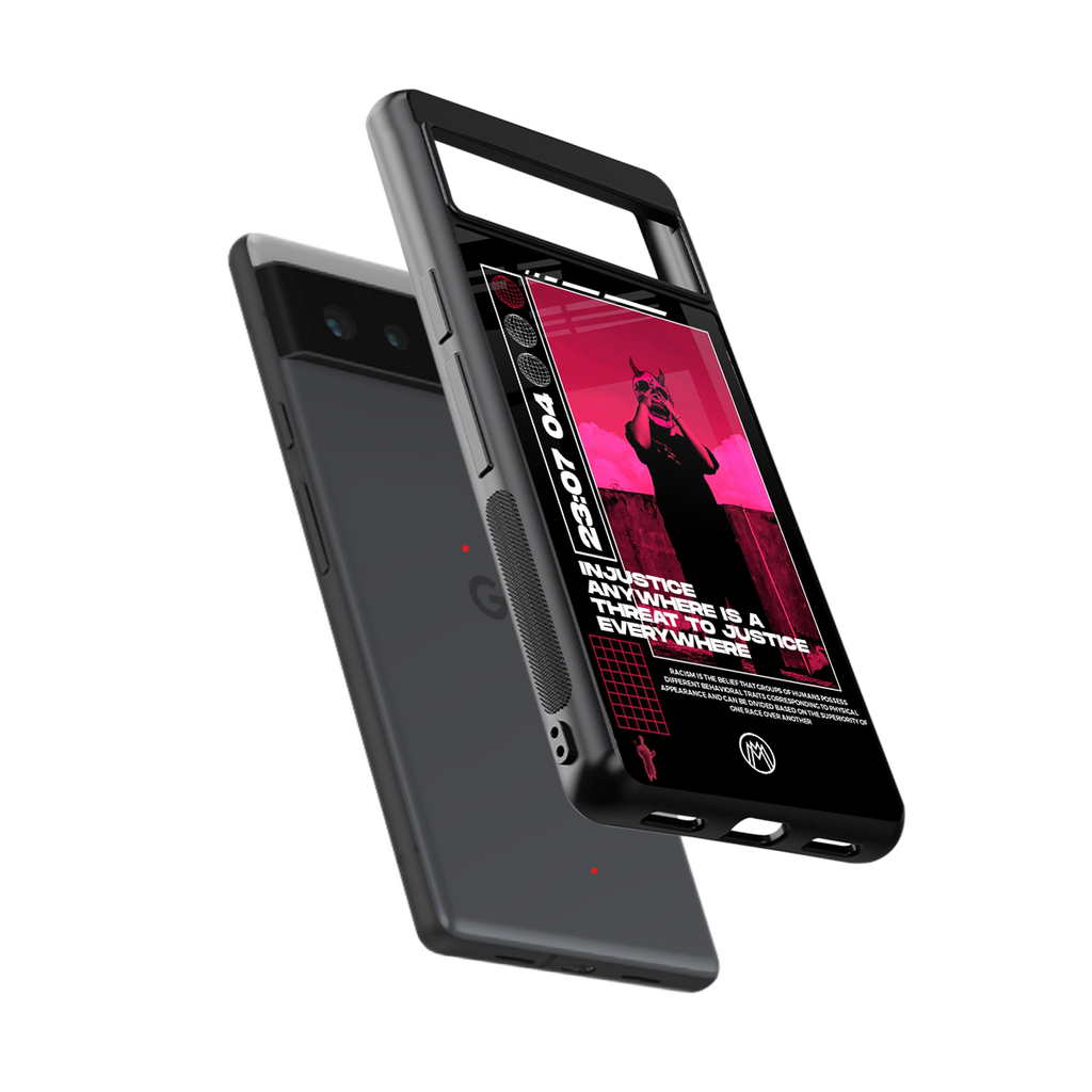 injustice back phone cover | glass case for google pixel 6