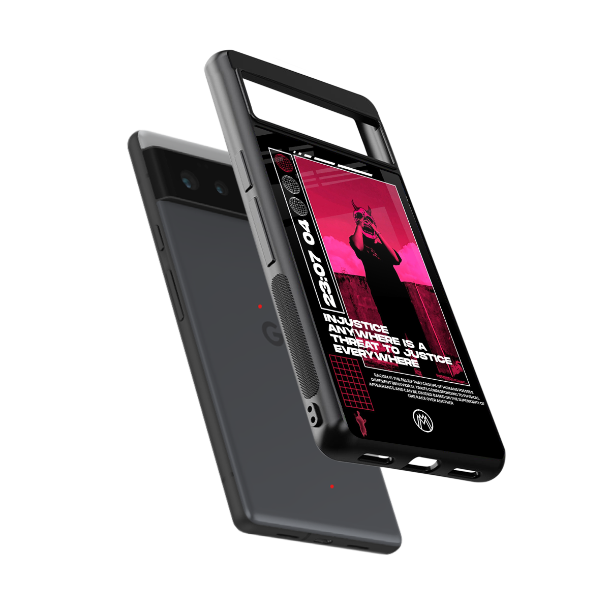 injustice back phone cover | glass case for google pixel 6