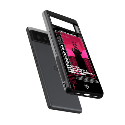 injustice back phone cover | glass case for Google Pixel 6A