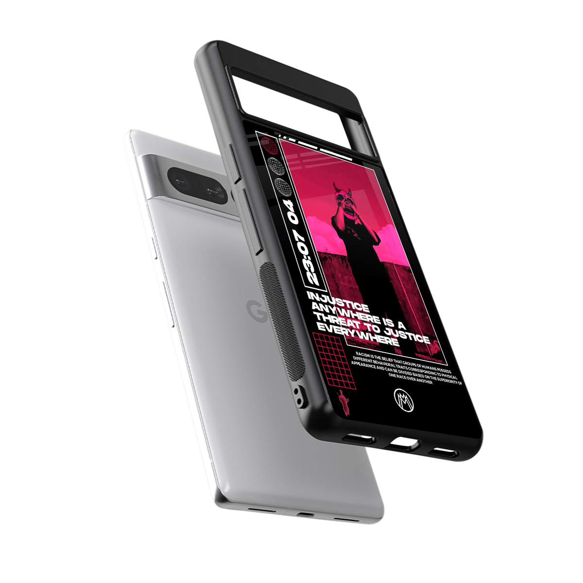 injustice back phone cover | glass case for google pixel 7 pro