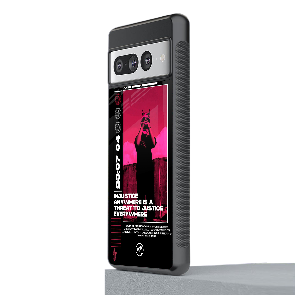 injustice back phone cover | glass case for google pixel 7 pro