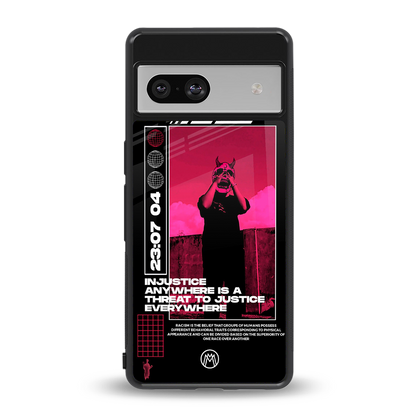 injustice back phone cover | glass case for Google Pixel 7A