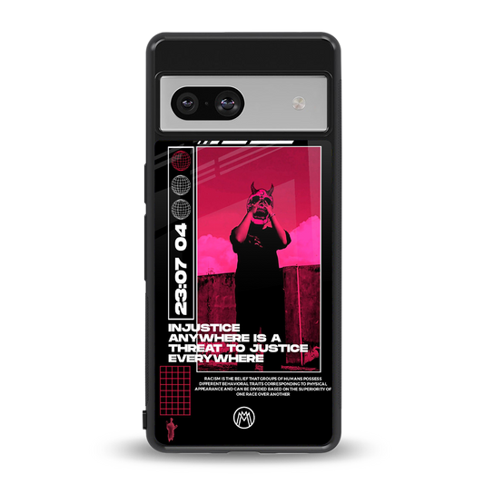injustice back phone cover | glass case for Google Pixel 7A