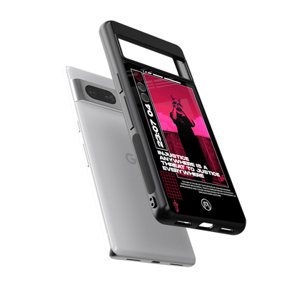 injustice back phone cover | glass case for Google Pixel 7A