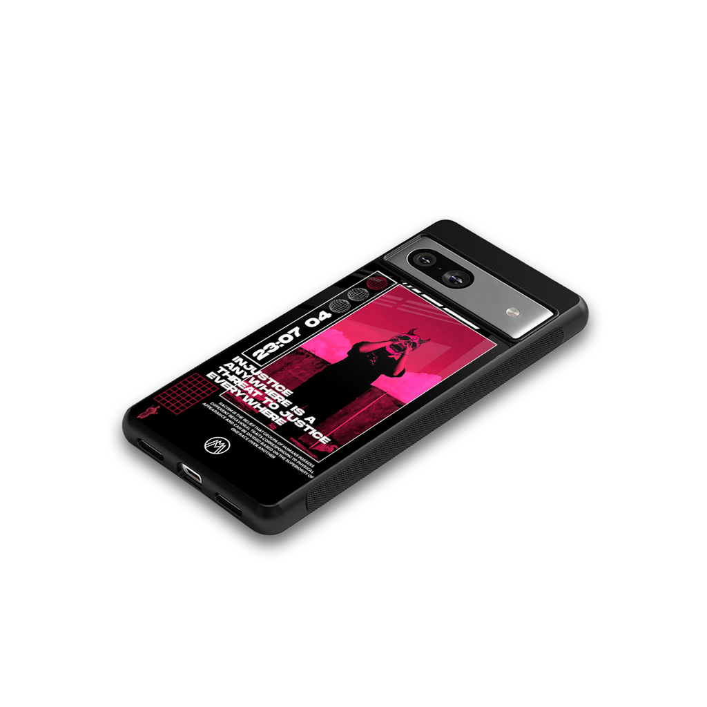 injustice back phone cover | glass case for Google Pixel 7