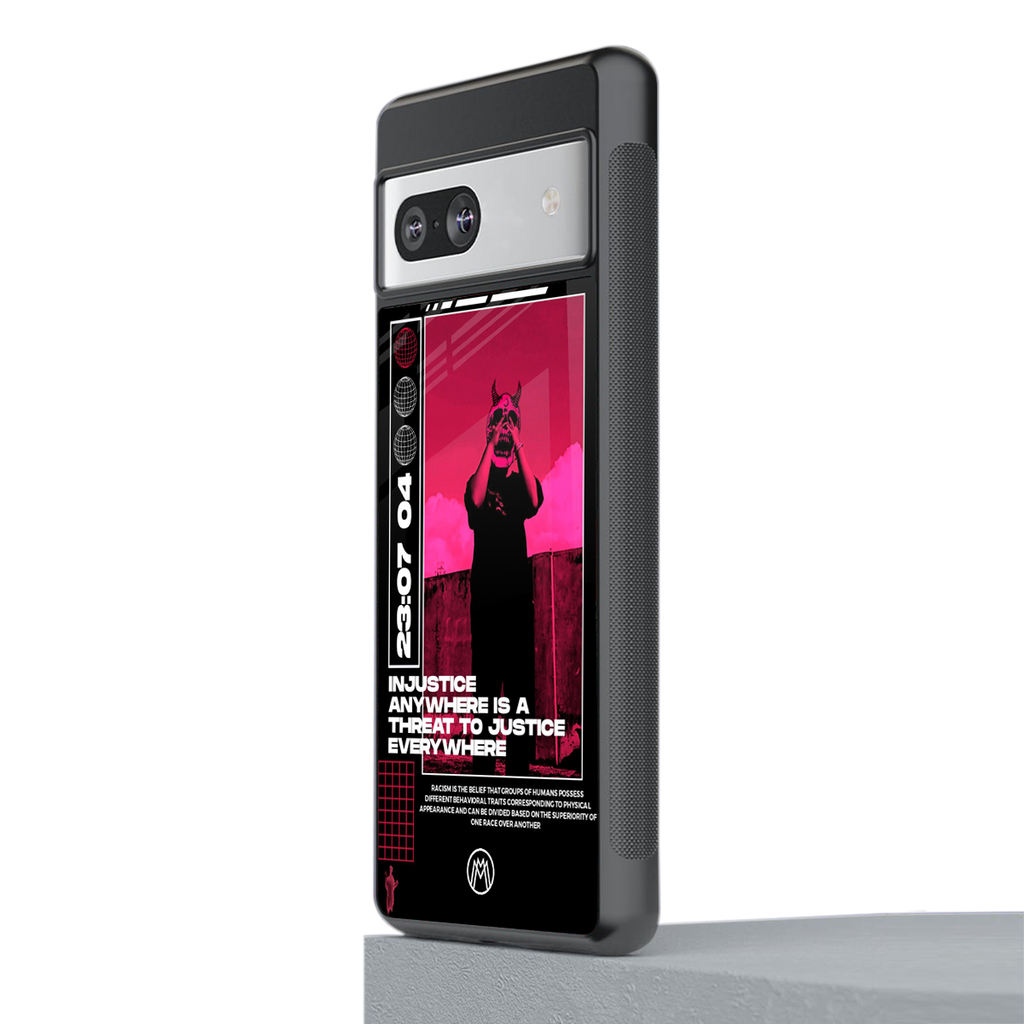 injustice back phone cover | glass case for Google Pixel 7