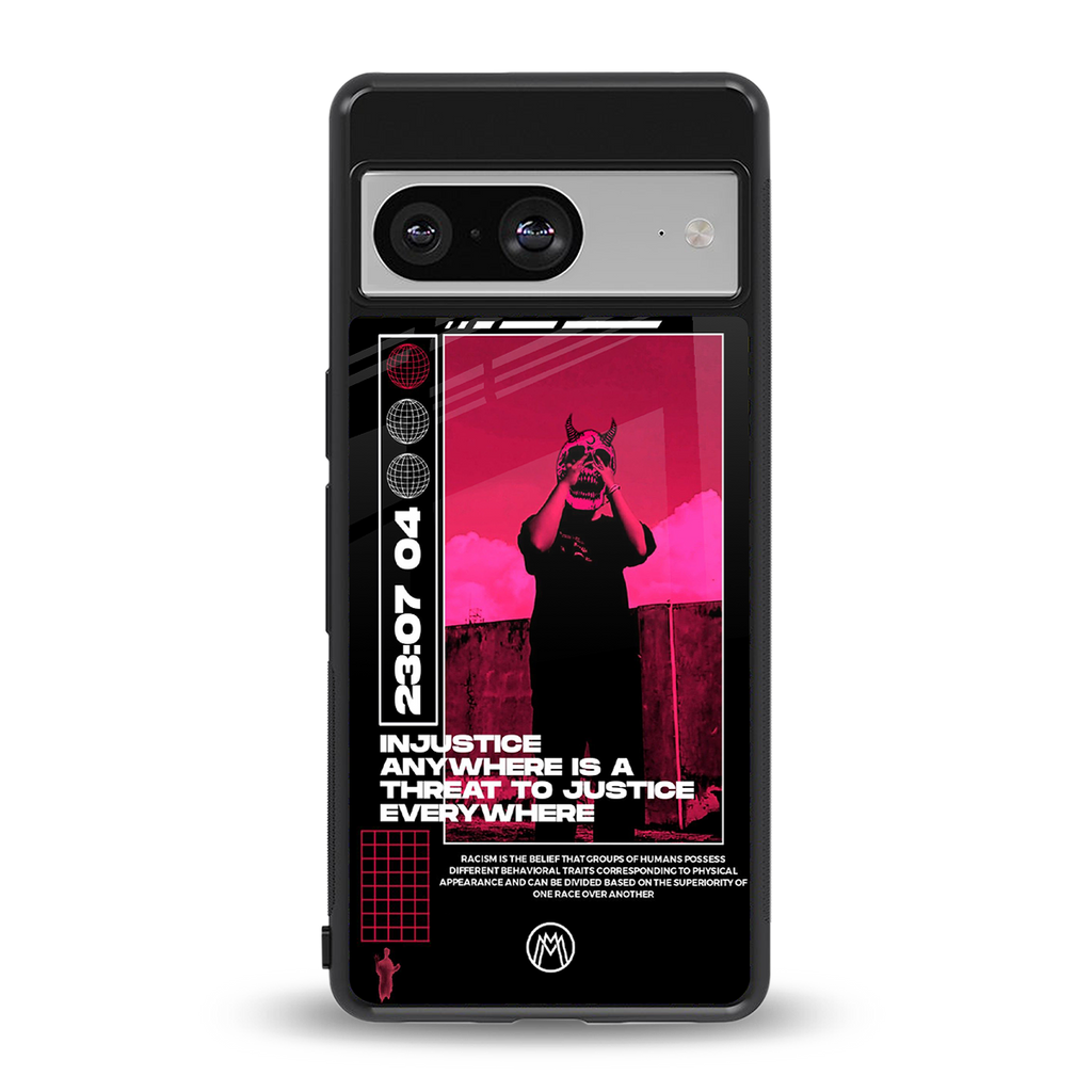 injustice back phone cover | glass case for Google Pixel 8