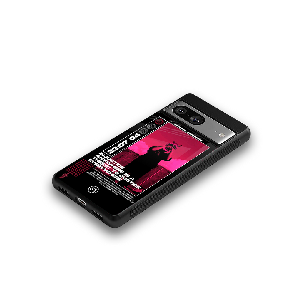 injustice back phone cover | glass case for Google Pixel 8