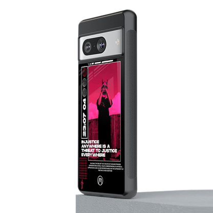 injustice back phone cover | glass case for Google Pixel 8