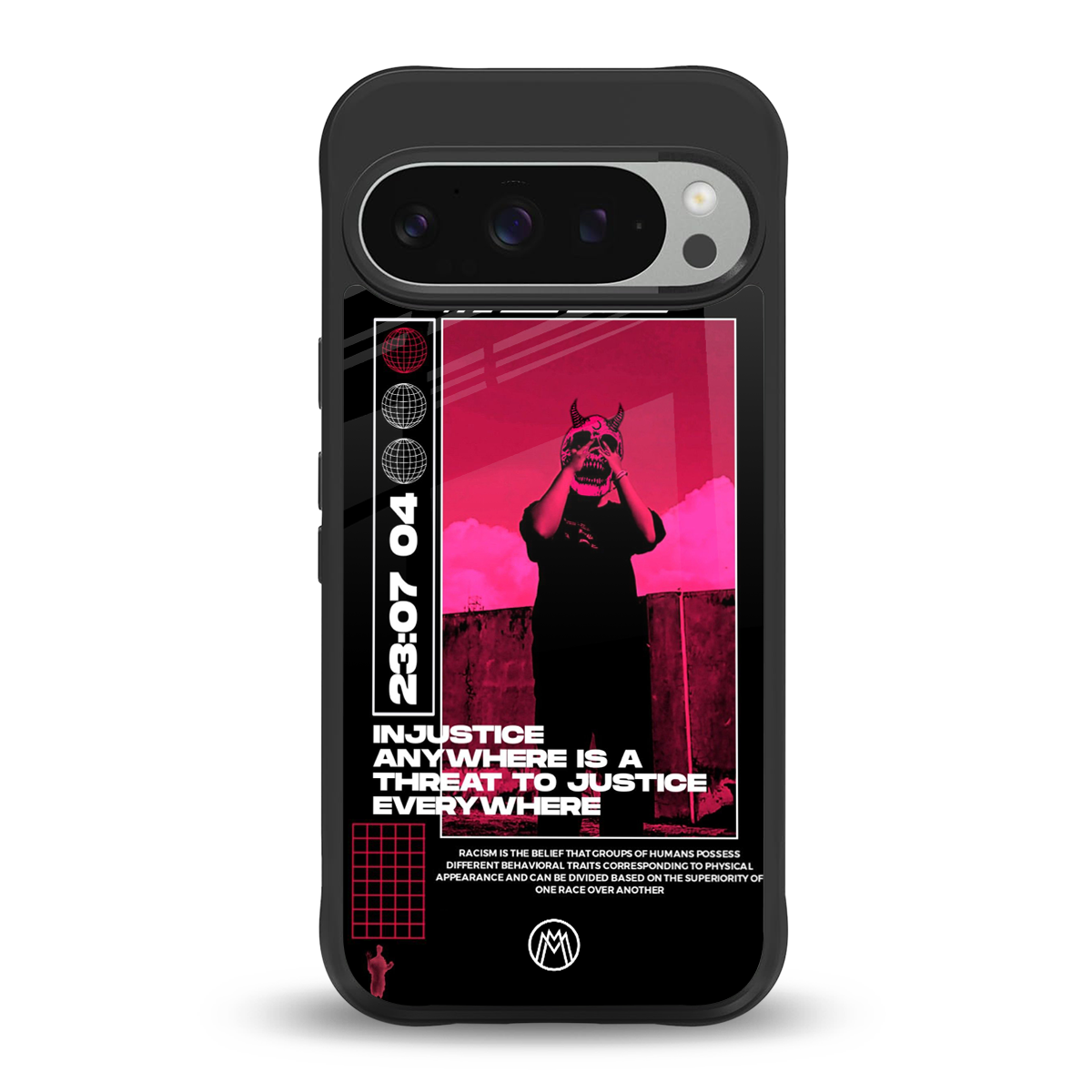 injustice back phone cover | glass case for google pixel 9 pro xl