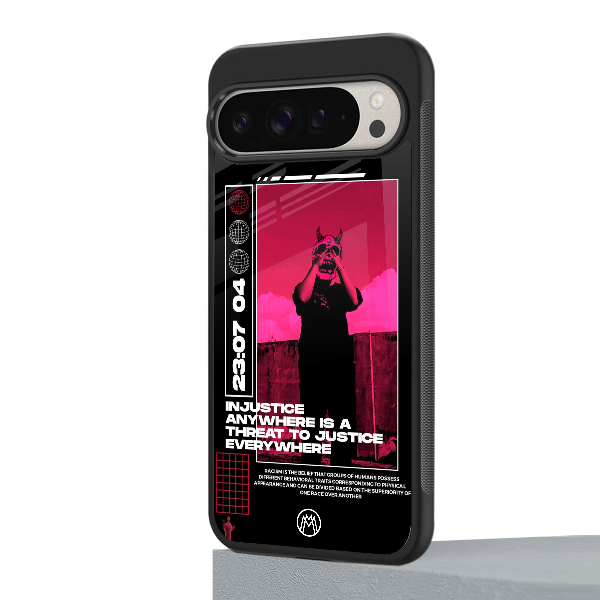 injustice back phone cover | glass case for google pixel 9 pro xl