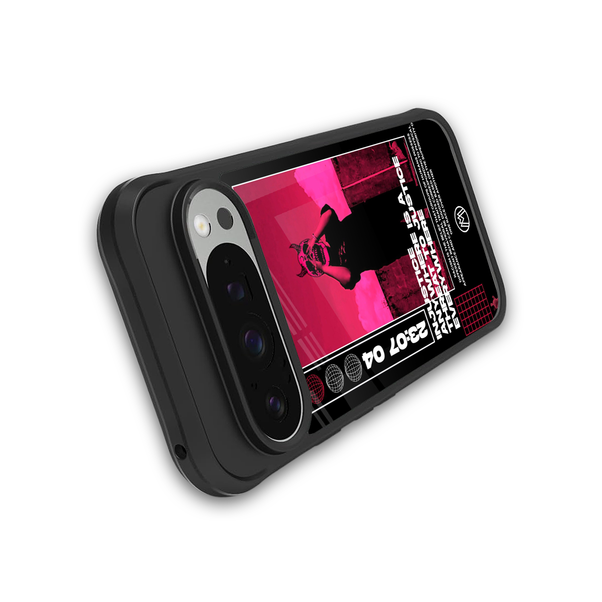 injustice back phone cover | glass case for google pixel 9 pro xl