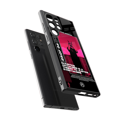 injustice back phone cover | glass case for samsung galaxy s23 ultra