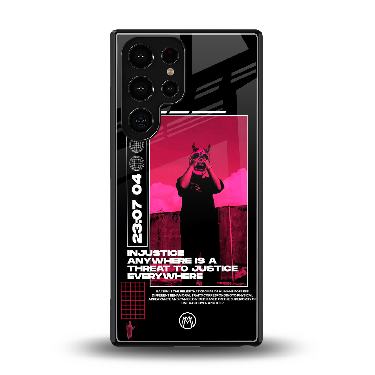 injustice back phone cover | glass case for samsung galaxy s25 ultra