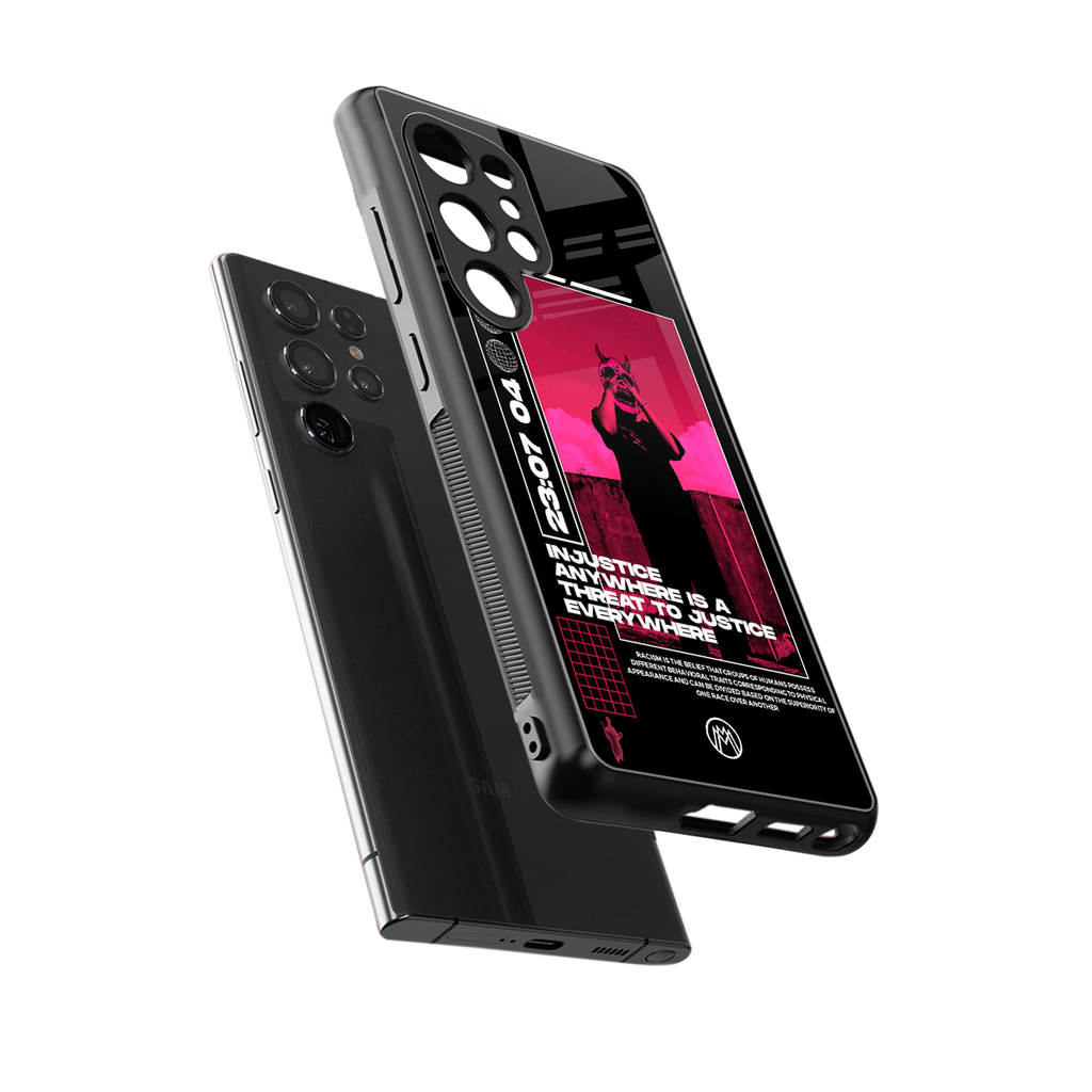 injustice back phone cover | glass case for samsung galaxy s25 ultra